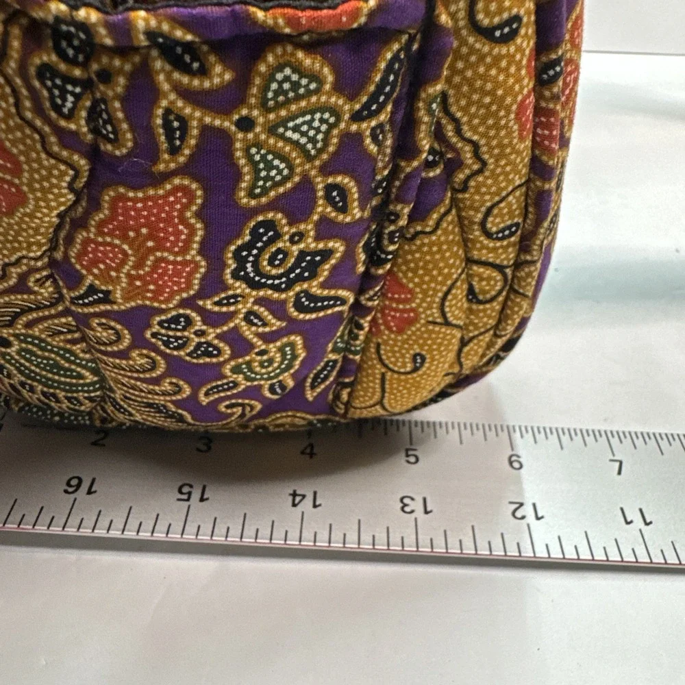 Isadora Fashions Indonesia Handbag Mini Duffel Purse Quilted 100% Cotton